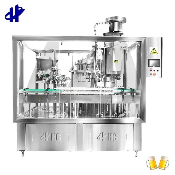 Linia de îmbuteliere a fabricii de bere